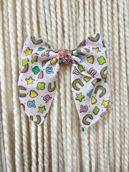 Magically Delicious Midi Floppy Serged Edge Style Bow